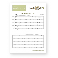 Walking the Dog - arranged for Brass Quintet